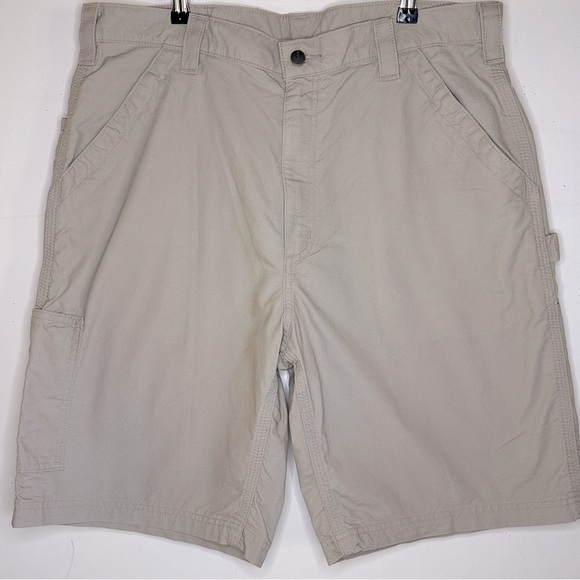 Carhartt Carpenter Utility Shorts 38 Original Fit B-147 Tan - Picture 1 of 8